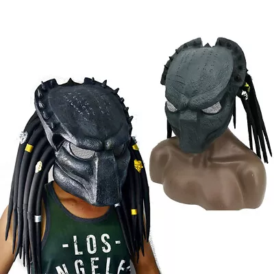 Buy NEW Alien Vs. Predator Latex Mask Halloween Cosplay Props Costume Helmet Mask UK • 7.59£
