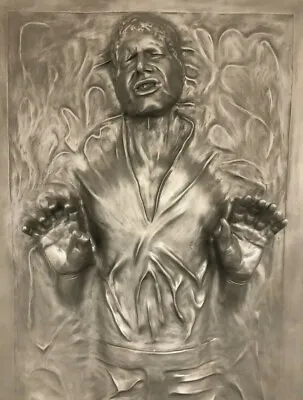 Buy Life Full Size Han Solo In Carbonite Prop Statue Star Wars 1:1 Free Uk Shipping • 995£
