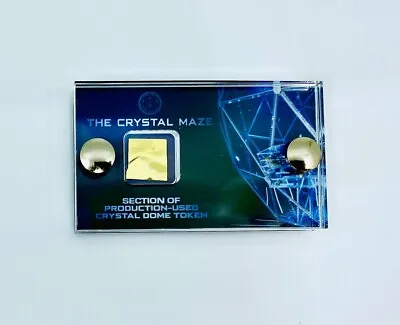 Buy Crystal Maze Production Used Token Section TV Prop With COA • 19.99£
