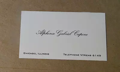 Buy Boardwalk Empire Prop Al Capone Business Card Plus Bonus • 121.58£