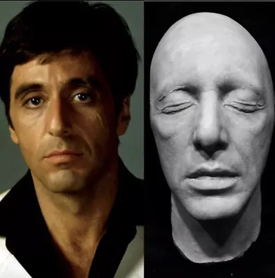 Buy A Very Young Al Pacino Life Mask Cast  The Godfather  Scarface”Heat”Very Rare!!! • 84.83£
