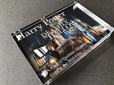 Buy HARRY POTTER - RARE MINI MOVIE PROP DISPLAY W/COA GIFT BOXED • 54.95£