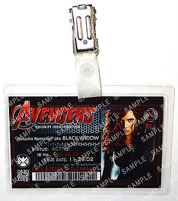 Buy Marvel Avengers Black Widow Superhero Cosplay Costume Prop Comic Con Halloween • 6.99£