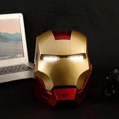 Buy 1:1 Iron Man Helmet Mask Can Open Adult Children's Model Cosplay Props • 51.46£