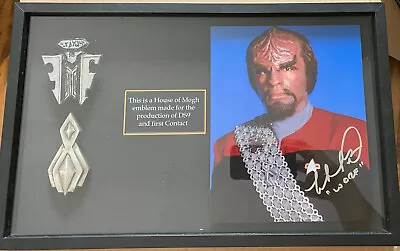 Buy Star Trek TNG DS9 First Contact Worf Hause Of Mogh Emblem  Original Prop • 590.62£