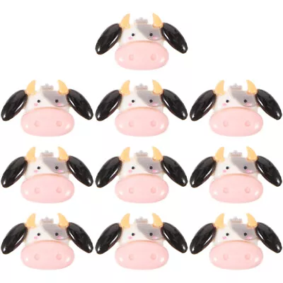 Buy  10 Pcs Cow Resin Accessories Mini Embellishments DIY Prop Decors Phone Case • 7.58£