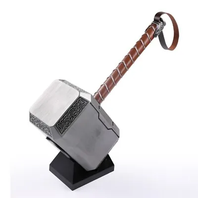 Buy Marvel Thor 1:1 Mjolnir Resin Hammer Replica With Base Prop UK Seller JT3068 • 69.99£