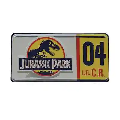 Buy Jurassic Park Replica License Number Plate Metal Sign | Officially Licensed (A2) • 16.99£