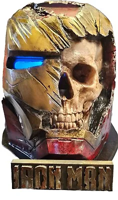 Buy PRE ORDER Iron Man Zombie Helmet Display Lifesize Bust Custom Scale 1:1 Prop  • 220£