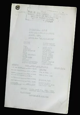 Buy Bbc Doctor Who -the Space Museum- 1965 Series Q Episode 1 Script By Glyn Jones • 400£