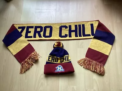 Buy Zero Chill Netflix British Ice Hockey TV Series Scarf And Bobble Hat Show Prop • 9.99£