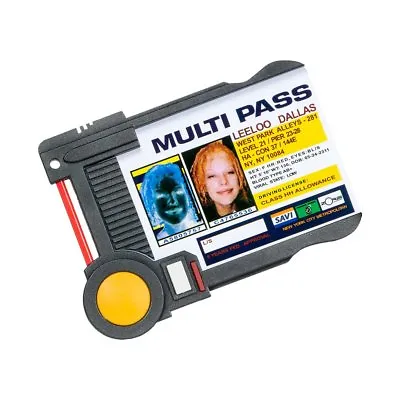Buy Leeloo Dallas Multi Pass Prop Replica ID Badge Holder From The Fifth Element • 14.17£