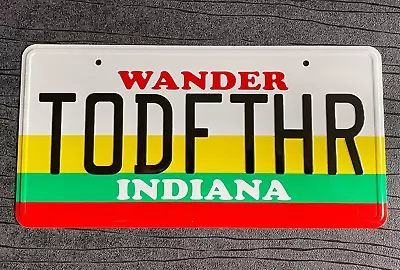 Buy TODFTHR Cadillac Eldorado Stranger Things Prop License Plate 300mm X 150mm • 12.99£