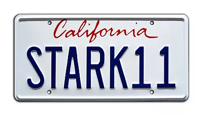 Buy Iron Man 2 | Tony Stark's 2010 Audi R8 | STARK 11 | STAMPED Prop License Plate • 16.06£