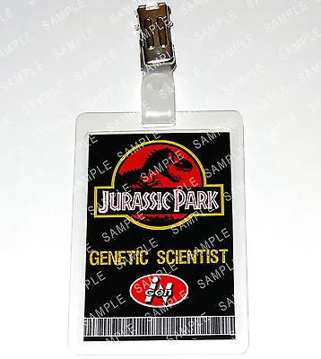 Buy Jurassic Park Dinosaur Genetic Scientist Cosplay Costume Prop ComicCon Halloween • 6.99£
