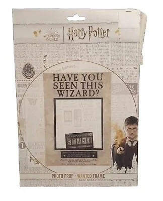 Buy Wizarding World Harry Potter Wanted Reward Wizard Photo Prop Frame Brand New • 6.99£