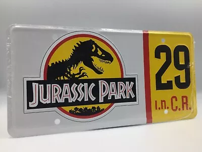 Buy Jurassic Park ’29’ John Hammond’s Jeep • US Car License Number Plate • Film Prop • 15£