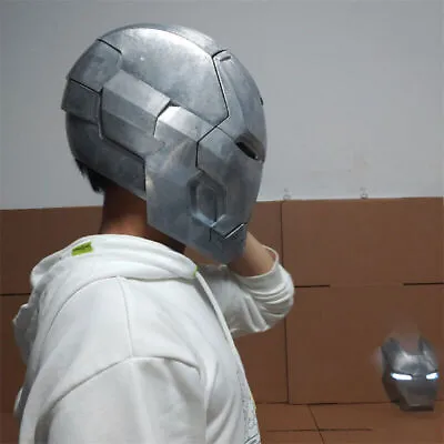Buy Iron Man MK2 Metal Helmet Mask Unpainted Set Wearable • 131.99£