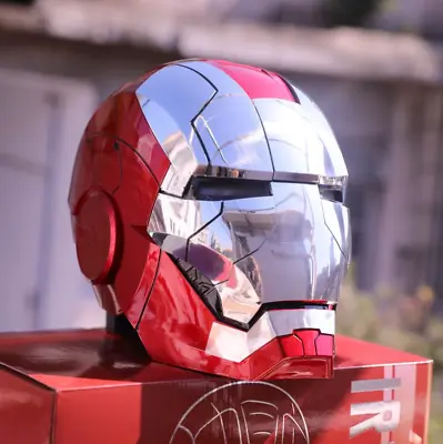 Buy Autoking Iron Man Helmet MK5 1/1 Voice-controlled Transform Prop Wearable Mask • 141.69£