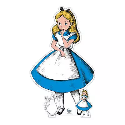Buy Alice Vintage Alice In Wonderland Cardboard Cutout Official Free Mini • 23.99£