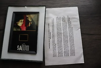 Buy Movie Prop Screen Used  ⦁	SAW 3- PIECE OF ACTUAL FILM FRAMED (AMANDA AND JIGSAW • 38.59£