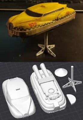 Buy Fifth Element Taxi 3D Printed PROP WITH STAND • 22£