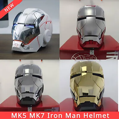Buy AUTOKING 1:1 Iron Man MK5 MK7 Helmet 4 Color Wearable Voice Control Mask Cosplay • 130.80£