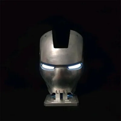 Buy Iron Man MK42 MK2 Alloy Mask Alloy Base LED Eye DIY GK Not Polished Not Painted • 54£