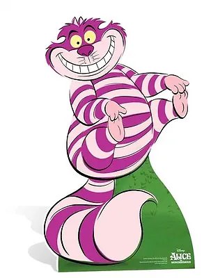 Buy Cheshire Cat From Alice In Wonderland Disney Cardboard Cutout Standee Tea Party • 23.99£