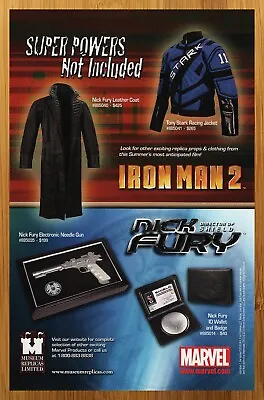Buy 2010 Museum Replicas Marvel Iron Man 2/Nick Fury Print Ad/Poster Movie Prop Art • 14.17£
