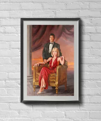 Buy 1983 Scarface Movie Poster Print Tony Montana, Elvira Portrait Painting Prop New • 16.96£