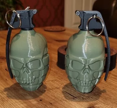 Buy Grenade Skull Pineapple Full Scale Replica Prop Airsoft Cosplay / Desk Ornament  • 9.99£