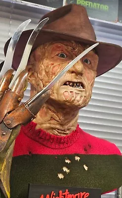 Buy  Freddy Krueger Nightmare On Elm Street Lifesize Bust Scale 1:1 Prop READY TO GO • 300£