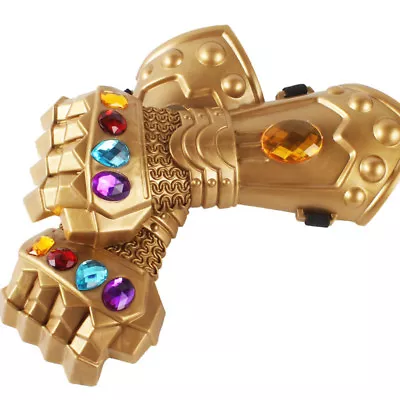 Buy Avengers Infinity War Infinity Gauntlet LED Light Thanos Gloves Cosplay Prop Kid • 4.78£