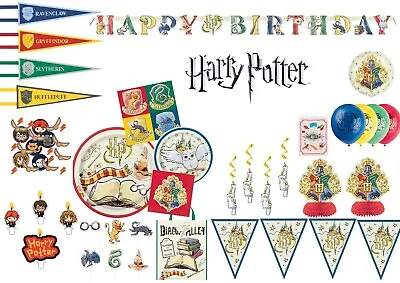 Buy Harry Potter Gryffindor Hogwarts Birthday Tableware Decorations Supplies • 3.99£