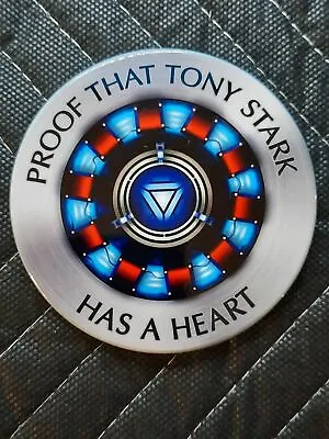 Buy Iron Man Tony Stark Heart Ceramic Coaster 3.5  • 11.34£