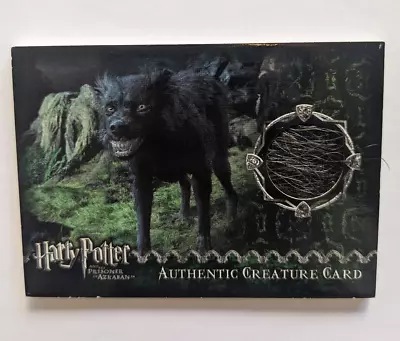 Buy Harry Potter Prisoner Azkaban Authentic Creature Card Material Grim Fur Prop 128 • 20£