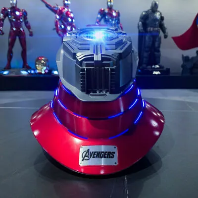 Buy Hot 1:1 Iron Man MK5 Helmet LED Base Stand 5.2 Bluetooth Speaker Breathing Light • 131.99£