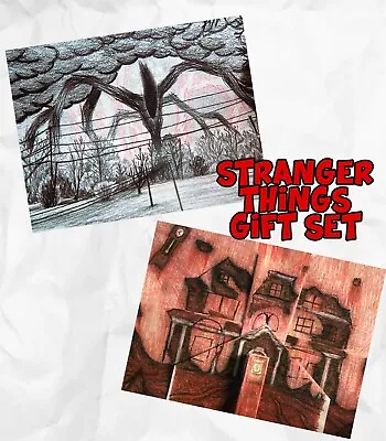 Buy Stranger Things Upside Down Shadow Monster Creel House Drawing Replica Prop 11  • 15.10£
