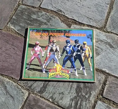 Buy 1994 Saban Mighty Morphin Power Rangers Framed Poster Team MMPR Picture Prop • 54.04£