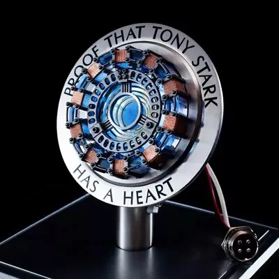 Buy Marvel Ironman MK1 Reactor Proof That Tony Stark Has A Heart W/ Light Glass Case • 81.99£